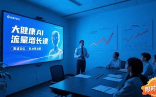 大健康AI流量增长课8.0，赛道定位方法论，AI数字人内容生产，私域转化运营