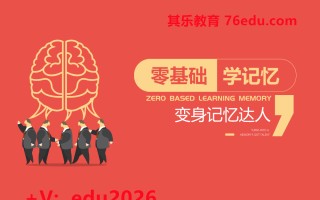 零基础学记忆，变身记忆达人（15集） mp4高清无水印视频教程网盘免费下载