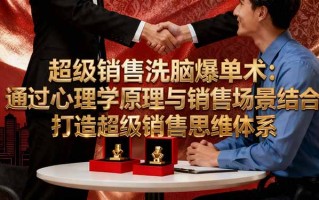 超级销售洗脑爆单术：通过心理学原理与销售场景结合,打造超级销售思维体系