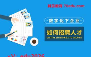 数字化下企业如何招聘人才（2集） mp4高清无水印视频教程网盘免费下载
