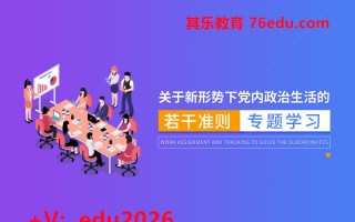《关于新形势下党内政治生活的若干准则》专题学习（3集） mp4高清无水印视频教程网盘免费下载