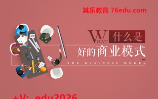 什么是好的商业模式（2集） mp4高清无水印视频教程网盘免费下载