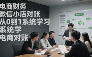 电商财务微信小店对账，从0到1系统学习电商对账