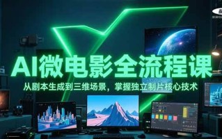 AI微电影全流程课，从剧本生成到三维场景，掌握独立制片核心技术
