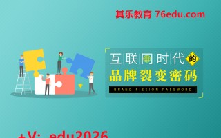 互联网时代的品牌裂变密码（5集） mp4高清无水印视频教程网盘免费下载