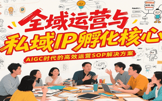 全域运营与私域IP孵化核心，AIGC时代的高效运营SOP解决方案