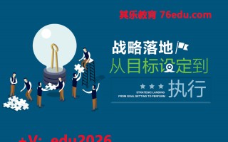 战略落地-从目标设定到执行（2集） mp4高清无水印视频教程网盘免费下载