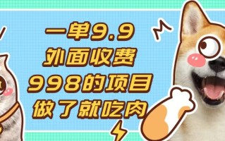 一单9.9的项目，不挑人，小白当天上手，制作作品只需1分钟