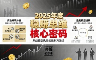 2025年度稳賺思维老板创业营，拆解2025年新商业环境下，企业实现持续盈利的核心密码