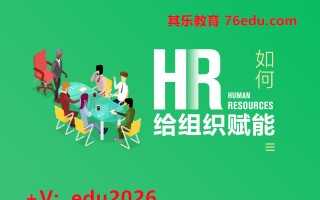HR如何给组织赋能（2集） mp4高清无水印视频教程网盘免费下载