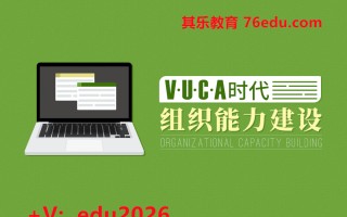 VUCA时代的组织能力建设（3集） mp4高清无水印视频教程网盘免费下载
