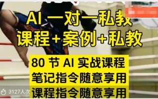 AI指令实战课，课程+案例，80节AI实战课程，笔记指令随意享用，课程指令随意享用(更新7月)
