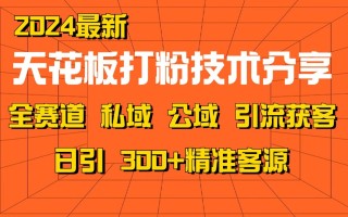 天花板打粉技术分享，野路子玩法 曝光玩法免费矩阵自热技术日引2000+精准客户