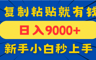 手机发评论就有收益，一单10元日入9000+，新手小白复制粘贴秒上手