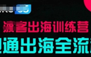 出海训练营基础课，​跑通出海全流程，实战案例拆解