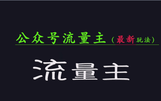 公众号流量全网最新玩法核心，系统讲解各种先进玩法和稳定收益的方法