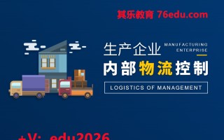 生产企业内部物流控制（4集） mp4高清无水印视频教程网盘免费下载