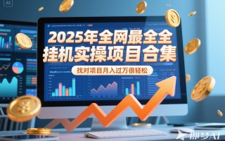 2025年挂机实操项目实操演练，挂机类型，AI直播类型，轻资产创业类型…