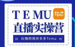 Temu直播实战营，玩赚跨境拼多多Temu，国内电商卷就出海赚美金