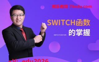 SWITCH函数的掌握 mp4高清无水印视频教程网盘免费下载