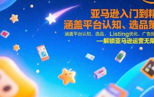 亚马逊入门到精通，涵盖平台认知、选品策略、Listing优化、广告投放/等等