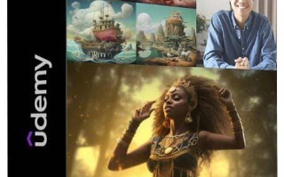 MidjourneyAI绘画艺术生成的大师级写作提示指南教程-8节视频课-中英字幕