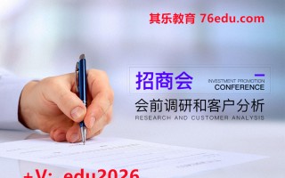 招商会会前调研和客户分析 mp4高清无水印视频教程网盘免费下载