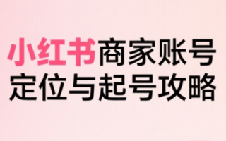 大晴老师·小红书电商全链路实战从定位到爆单(更新8月)