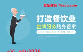 打造餐饮业金牌服务贴身管家（5集） mp4高清无水印视频教程网盘免费下载