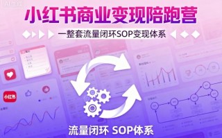 小红书商业变现陪跑营，轻IP矩阵 私域获客 聚光投流，一整套流量闭环SOP变现体系