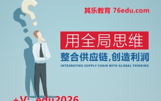 用全局思维整合供应链，创造利润（10集） mp4高清无水印视频教程网盘免费下载