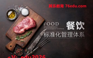 餐饮标准化管理体系（3集） mp4高清无水印视频教程网盘免费下载