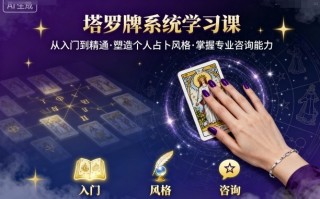塔罗牌系统学习课，助你从入门到精通，塑造个人占卜风格，掌握专业咨询能力