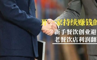 教你开一家-持续赚钱店，小白餐饮创业避坑，老餐饮店利润翻倍-99节无水印