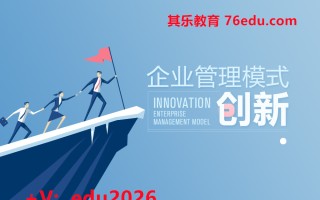 企业管理模式创新（2集） mp4高清无水印视频教程网盘免费下载