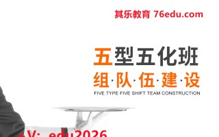 五型五化班组队伍建设（10集） mp4高清无水印视频教程网盘免费下载