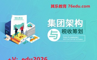 集团架构与税收筹划（6集） mp4高清无水印视频教程网盘免费下载