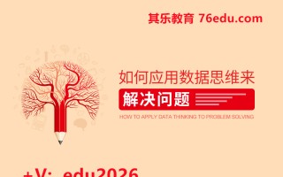 如何应用数据思维来解决问题（3集） mp4高清无水印视频教程网盘免费下载