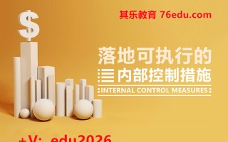 落地可执行的内部控制措施（3集） mp4高清无水印视频教程网盘免费下载