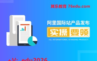 阿里国际站产品发布实操要领（4集）