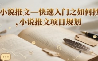 小说推文—快速入门之如何抄 ，小说推文项目规划