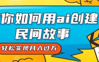 全新思路，教你如何用ai创建民间故事，轻松实现月入过万【揭秘】