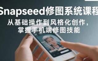 Snapseed修图系统课程：从基础操作到风格化创作，掌握手机端修图技能