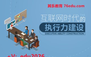 互联网时代的执行力建设（4集） mp4高清无水印视频教程网盘免费下载