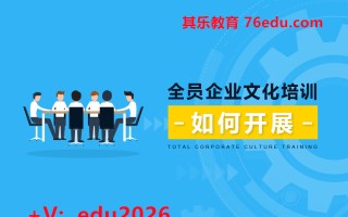 全员企业文化培训如何开展 mp4高清无水印视频教程网盘免费下载