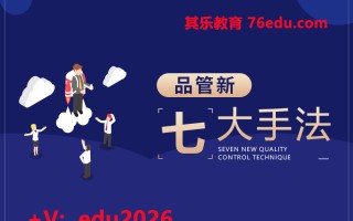 品管新七大手法（8集） mp4高清无水印视频教程网盘免费下载