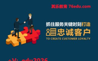 抓住服务关键时刻，打造忠诚客户（3集） mp4高清无水印视频教程网盘免费下载