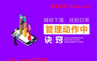 辅导下属，找到日常管理动作中的诀窍（6集） mp4高清无水印视频教程网盘免费下载