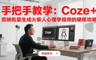 手把手教学：Coze + 剪映批量生成火柴人心理学视频的硬核攻略