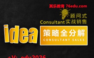 顾问式实战销售策略全分解（5集） mp4高清无水印视频教程网盘免费下载